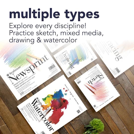 Strathmore® 200 Series Mixed Media Pad, 60 Sheets